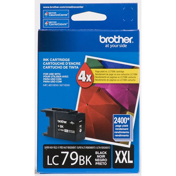 Picture of Brother LC79BK Extra High Yield Black Ink Cartridge (2400 Yield)