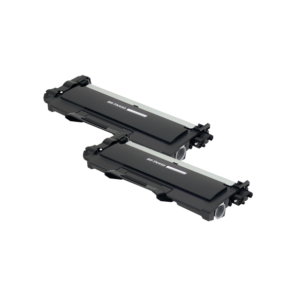 Picture of Value Bundle TN450 High Yield Black Toner Cartridges (2 pack) (2 x 2600 Yield)