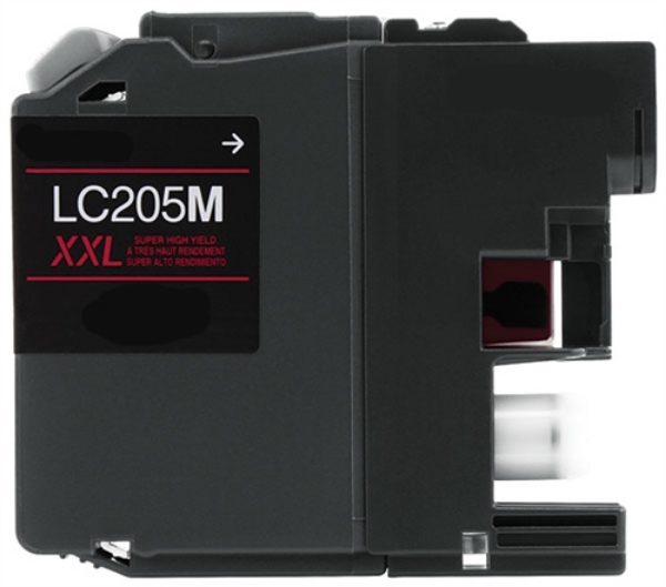 Picture of Compatible LC205M Super High Yield Magenta Inkjet Cartridge (1200 Yield) with No Box