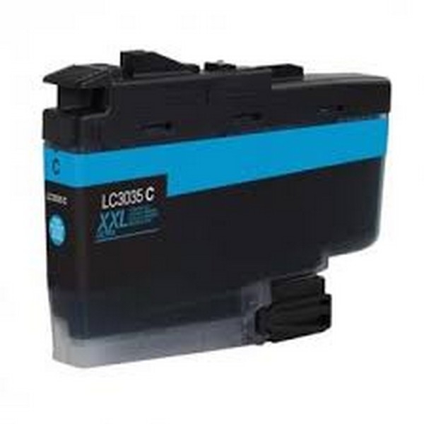 Picture of Compatible LC3035C Ultra High Yield Cyan Inkjet Cartridge (5000 Yield) with No Box
