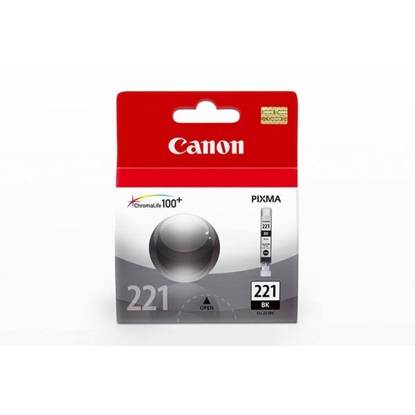 Picture of Canon 2946B001 (CLI-221BK) Black Ink Cartridge (420 Yield)