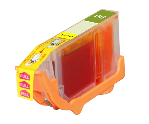 Picture of Compatible 0623B002 (CLI-8Y, Canon 8) Yellow Ink Cartridge (280 ml)