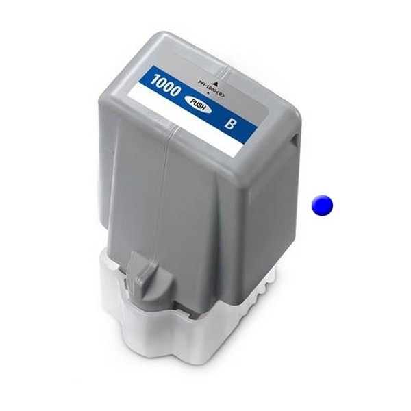 Picture of Remanufactured PFI-1000Blue (0555C002) Blue Pigment Ink Cartridge (80 ml)