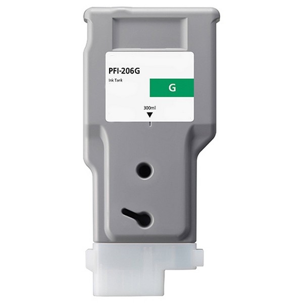Picture of Remanufactured 5310B001AA (PFI-206Green) Green Ink Cartridge (300 ml)