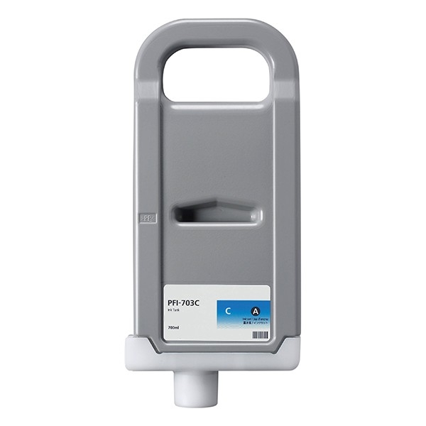 Picture of Remanufactured 2964B001AA (PFI-703C) Cyan Ink Cartridge (700 ml)