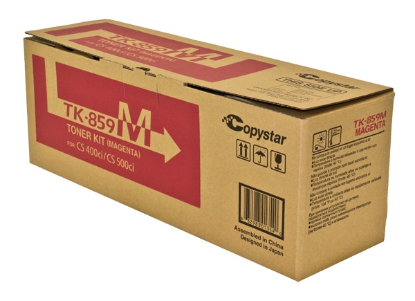 Picture of Kyocera Mita 1T02H7BCS0 (TK-859M) Magenta Toner Cartridge (18000 Yield)