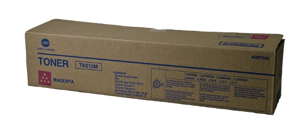 Picture of Konica Minolta A0D7332 (TN-213M, TN-214M, TN-314M) Magenta Toner Cartridge (19000 Yield)