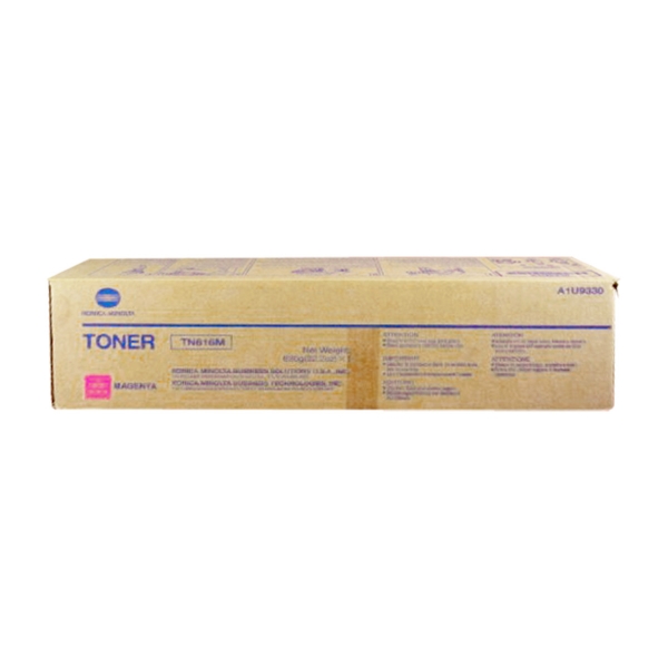 Picture of Konica Minolta A1U9333 (TN-616M) Magenta Toner Cartridge (31000 Yield)