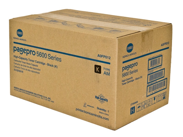 Picture of Konica Minolta A0FP012 Black Toner Cartridge (19000 Yield)