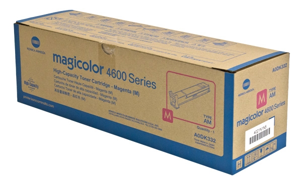 Picture of Konica Minolta A0DK332 Magenta Toner Cartridge (8000 Yield)