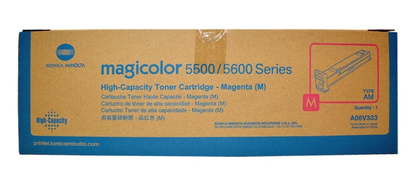Picture of Konica Minolta A06V333 Magenta Toner Cartridge (12000 Yield)