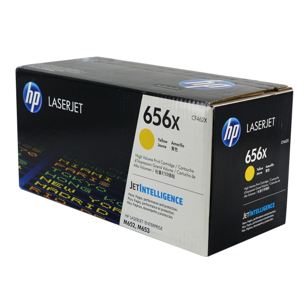 Picture of HP CF462X (HP 656X) High Yield Yellow Toner Cartridge (22000 Yield)