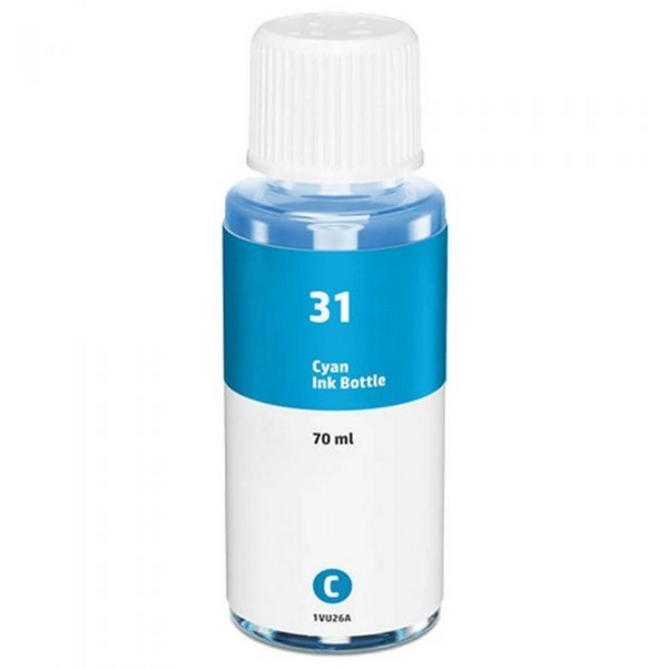 Picture of Compatible 1VU26AN (HP 31) Cyan Ink Bottle (8000 Yield)