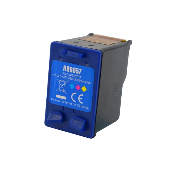 Picture of Remanufactured C6657AN (HP 57) Tri-Color Ink Cartridge (500 Yield)