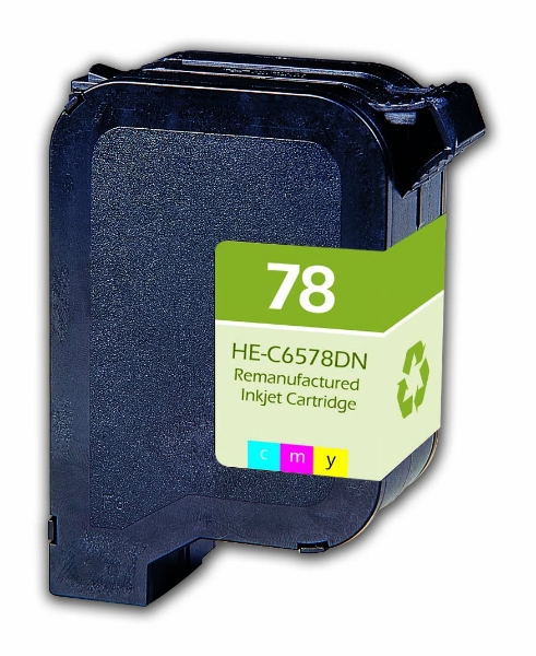 Picture of Remanufactured C6578DN (HP 78) Tri-Color Ink Cartridge (560 Yield)