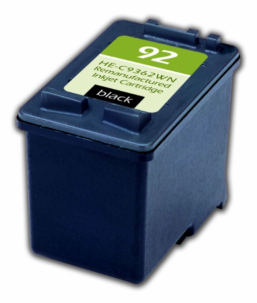 Picture of Remanufactured C9362WN (HP 92) Black Ink Cartridge (960 Yield)