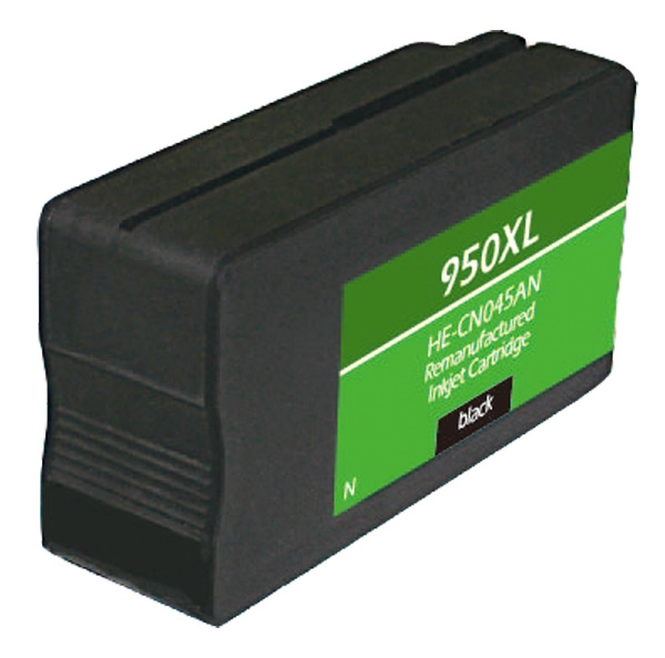 Picture of Remanufactured CN045AN (HP 950XL) High Yield Black Ink Cartridge (2300 Yield) (No Box)