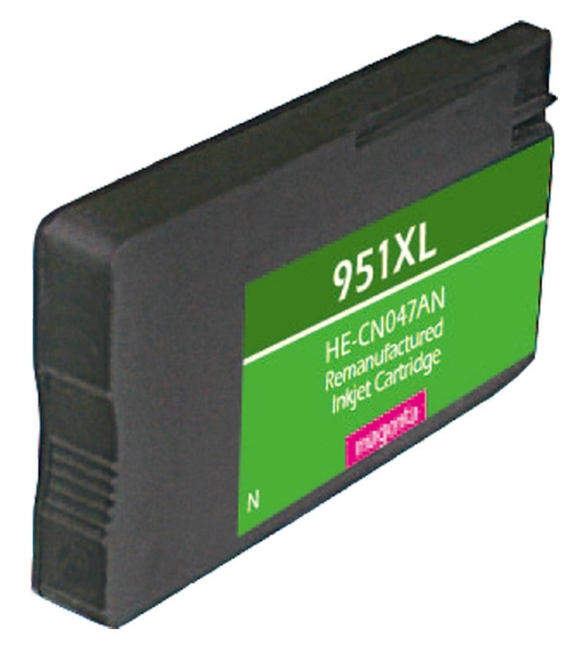 Picture of Remanufactured CN047AN (HP 951XL) High Yield Magenta Ink Cartridge (1500 Yield) (No Box)