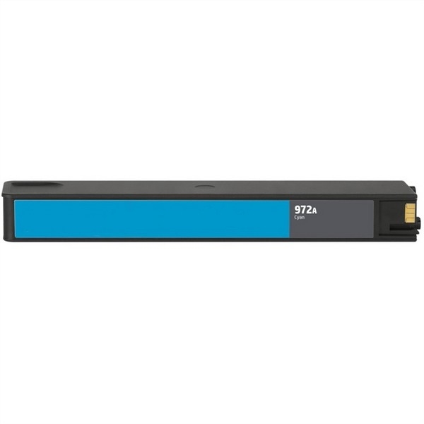 Picture of Compatible L0R86AN (HP 972A) High Yield Cyan Pagewide Inkjet Cartridge (7000 Yield) with No Box
