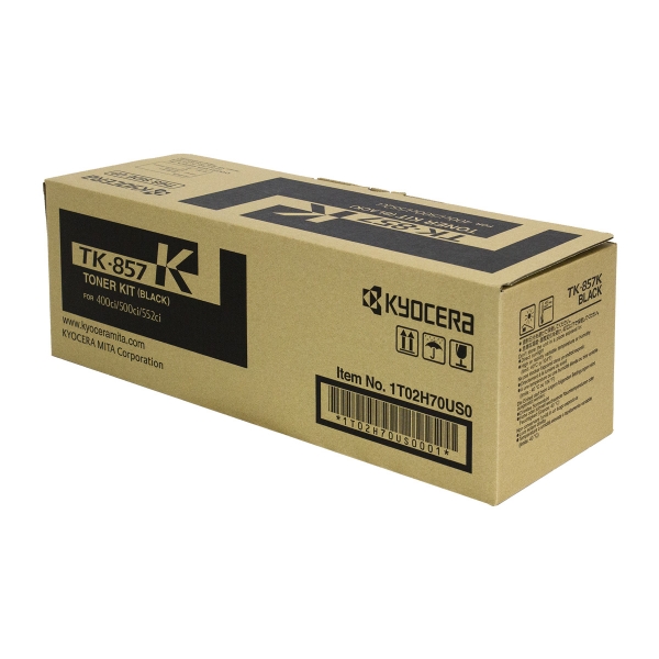 Picture of Kyocera Mita 1T02H70US0 (TK-857K) Black Toner Cartridge (25000 Yield)