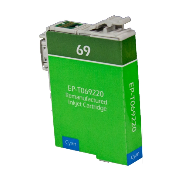 Picture of Remanufactured T069220 (Epson 69) Cyan Ink Cartridge (350 Yield)
