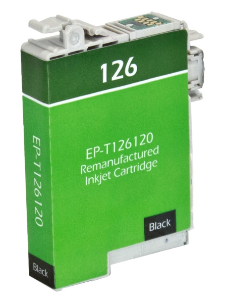 Picture of Remanufactured T126120 (Epson 126) Black Ink Cartridge (385 Yield)