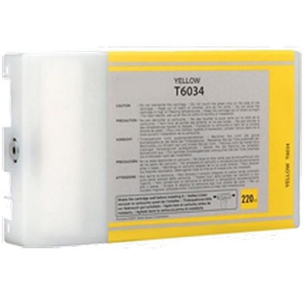Picture of Remanufactured T603400 Yellow UltraChrome K3 Ink Cartridge (220 ml)