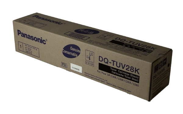 Picture of Panasonic DQ-TUV28K Black Toner Cartridge (28000 Yield)