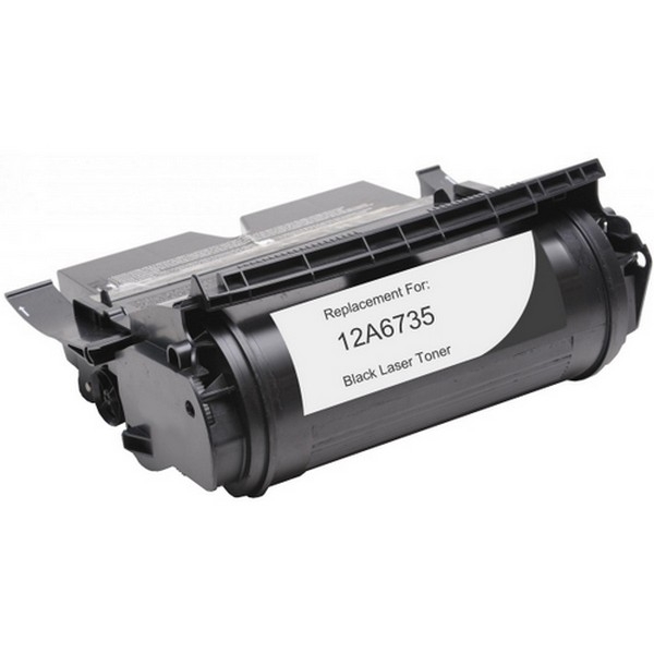 Picture of EcoPlus Reman 12A6735 Black Toner Cartridge (20000 Yield)