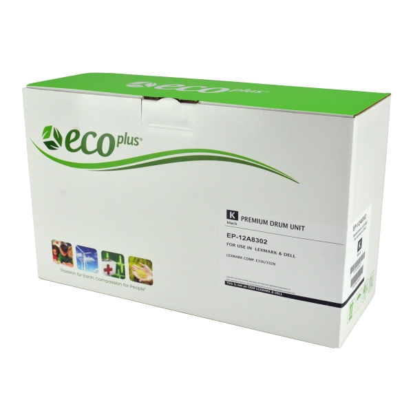Picture of EcoPlus Reman 12A8302 Black Drum (30000 Yield)