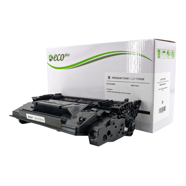 Picture of EcoPlus Reman CF289X (HP 89X) High Yield Black Toner Cartridge (10000 Yield)
