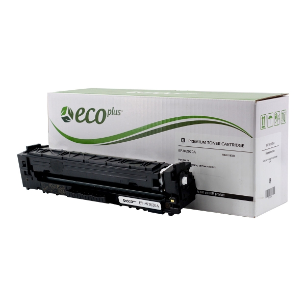Picture of EcoPlus Reman W2020A (HP 414A) Black Toner Cartridge (2400 Yield)